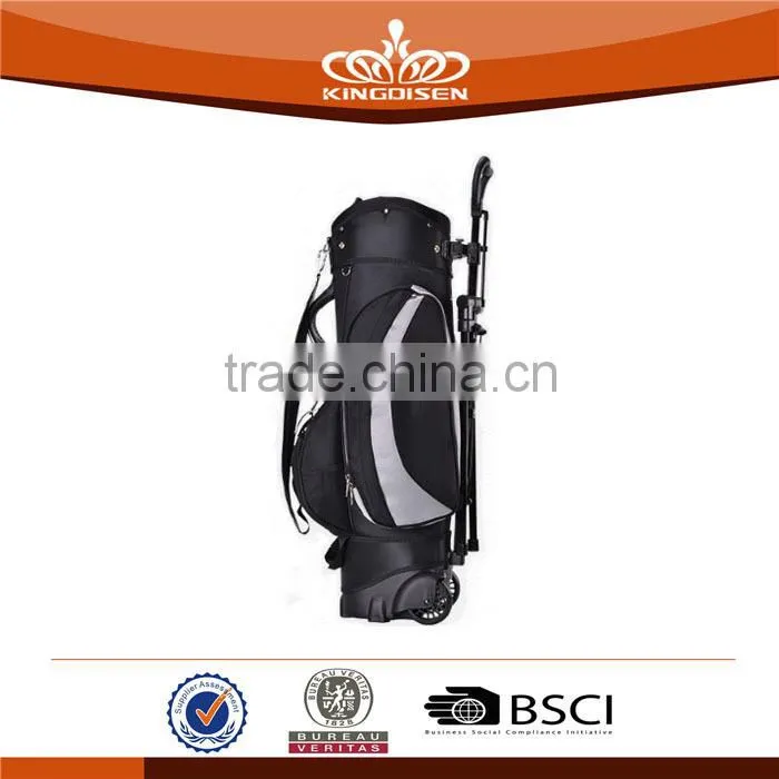Golf Bags Stand Attachment with Wheels