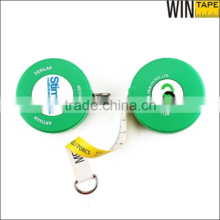 Professional Measuring Tool Green Color Customized Farm Cow Measuring Tape for Animal by OEM Service