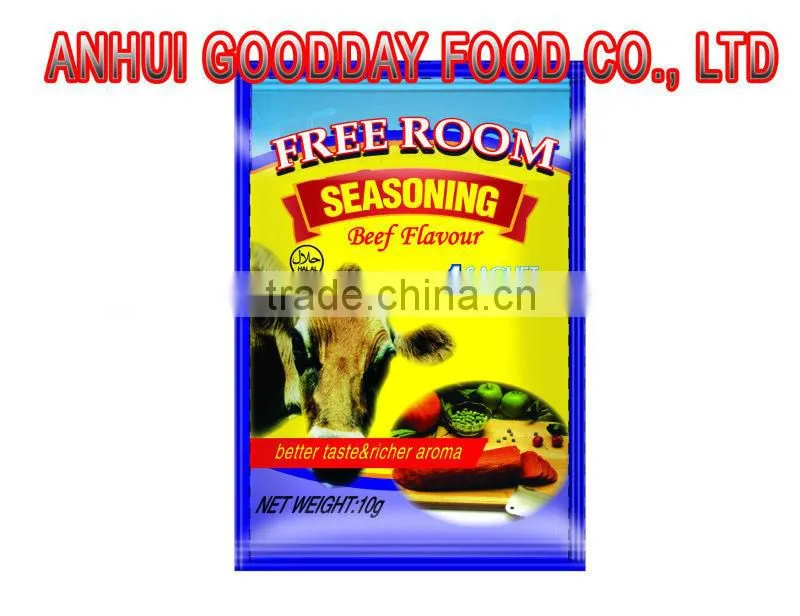 10G/sachet*12*50 Halal Shrimp Flavor Bouillon Seasoning Powder