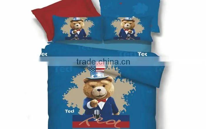 2014 new 3D kids bedding set