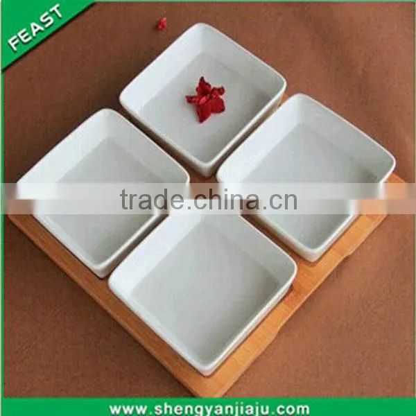 beautiful ceramic snack plate for party or children