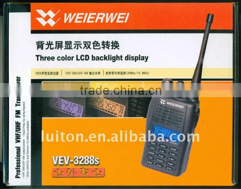 Weierwei Walkie Talkie 3288S Transceiver with CTCSS/DCS