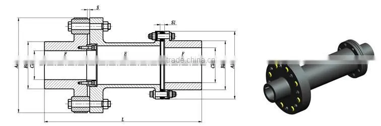 TATL high speed disc coupling