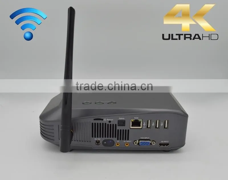 Innovative WXGA 1280*800 high lumens pocket projector with 1rockchip rk3288 wifi free