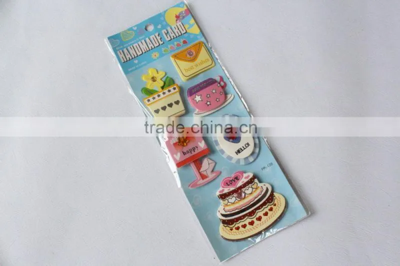 3D Triple Layer Felt Easter Stickers