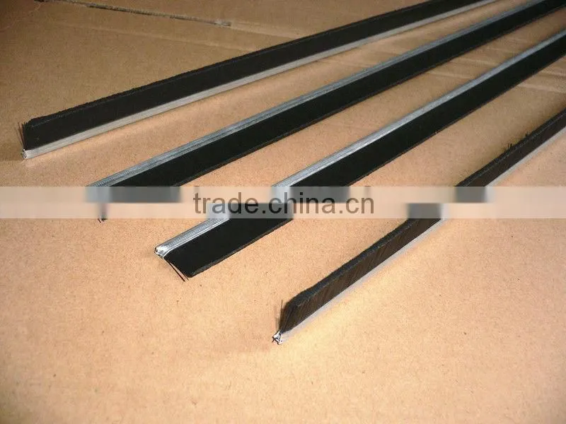 pp Nylon horse hair door strip brush