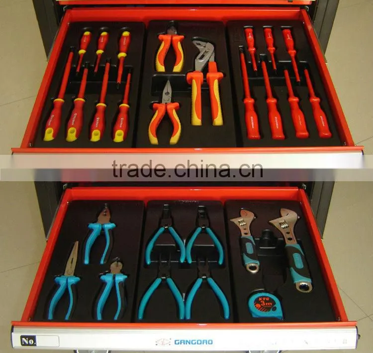 tool cabinet with hand tool set
