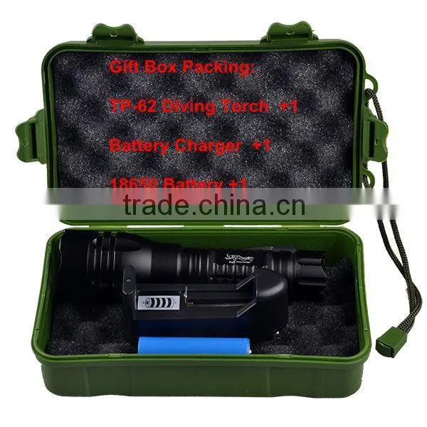 Diving Flashlight XPE 1000 lumen LED Diving Flashlight For Scuba Diving Equipment
