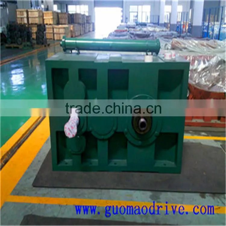 Double-screw extruder cone screw gearbox