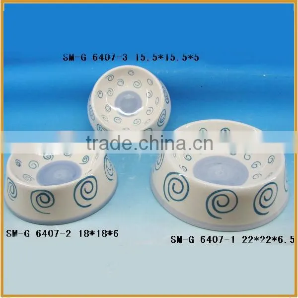 wholesale ceramic pet bowl dog bowl
