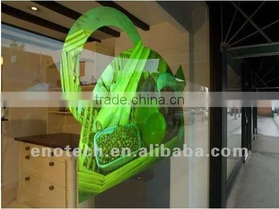 low price transparent/ holographic rear projection screen film for advertising