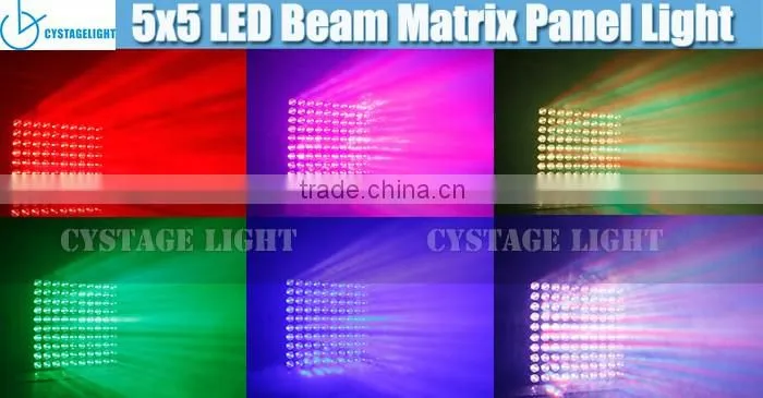 25x 9W RGB LED Wash Beam Lights Matrix Panel Light