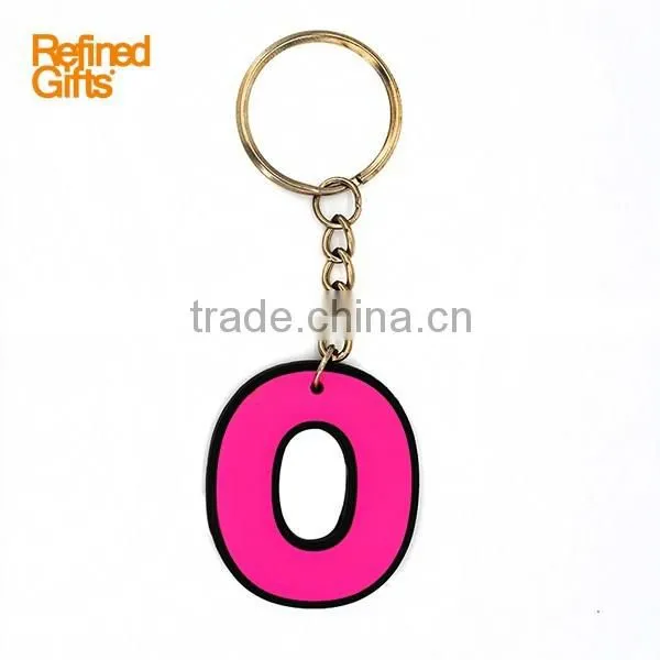 Golden supplier of PVC Rubber Fashion and Novelty PVC Rubber Keychain