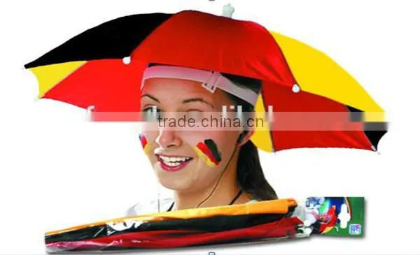 Promotional cap umbrella hat for sale