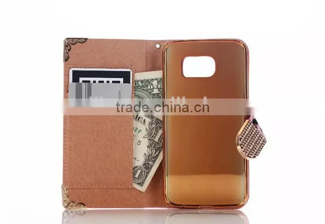 China Factory Direct Sale For Samsung Galaxy S6 Leather Case, Galaxy S6 PU Leather Wallet Case