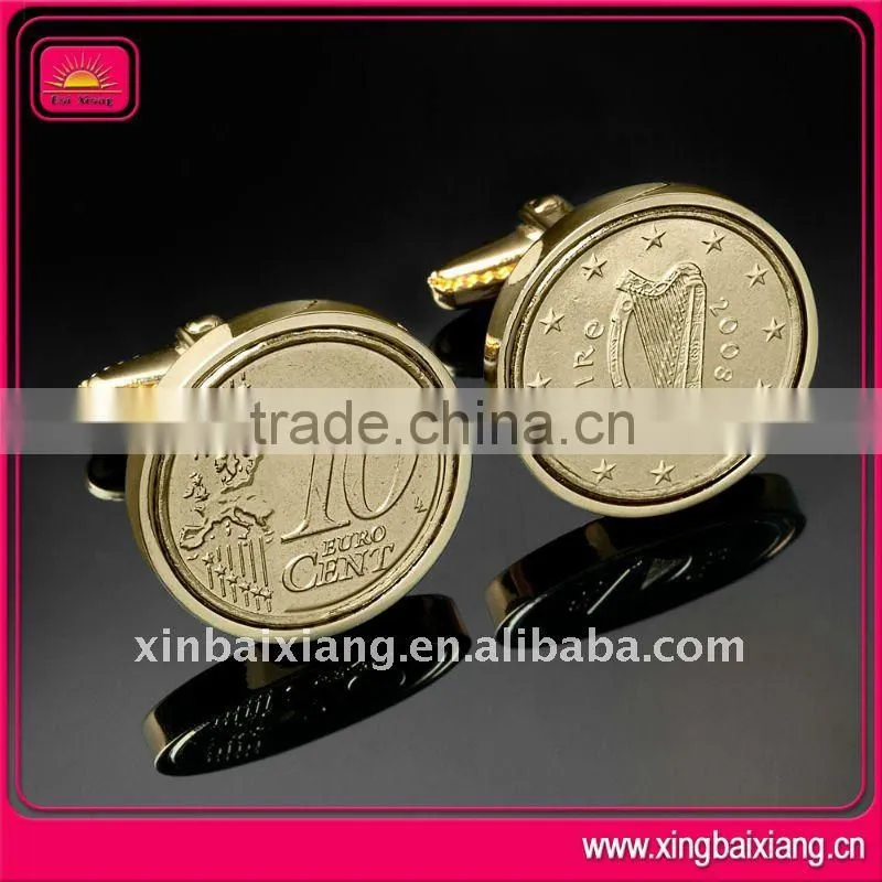 High quality coin cufflinks