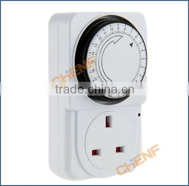 Hot Sell 13A UK type 24 hours Mechanical Timer Socket