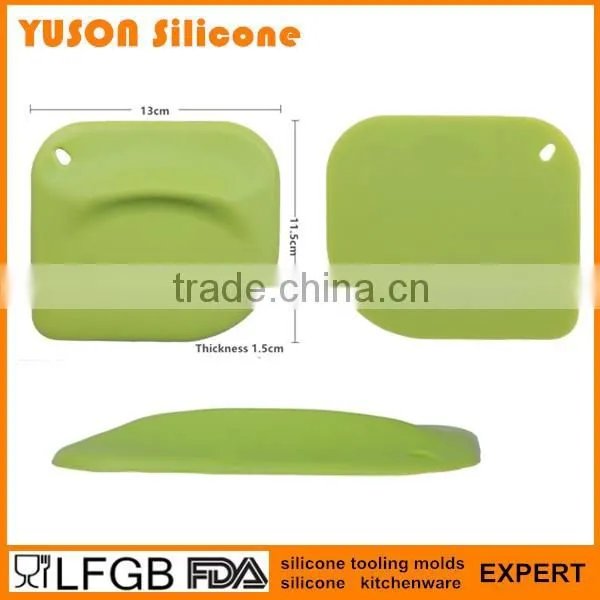 All purpose Food Grade square wiper blade Bowl silicone scraper