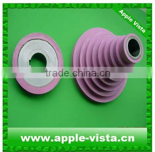 Small drawing step-cone pully