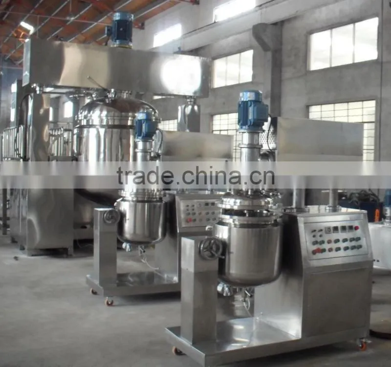 Electric Heating Hydraulic Lifting Vacuum Emulsifying Mixer