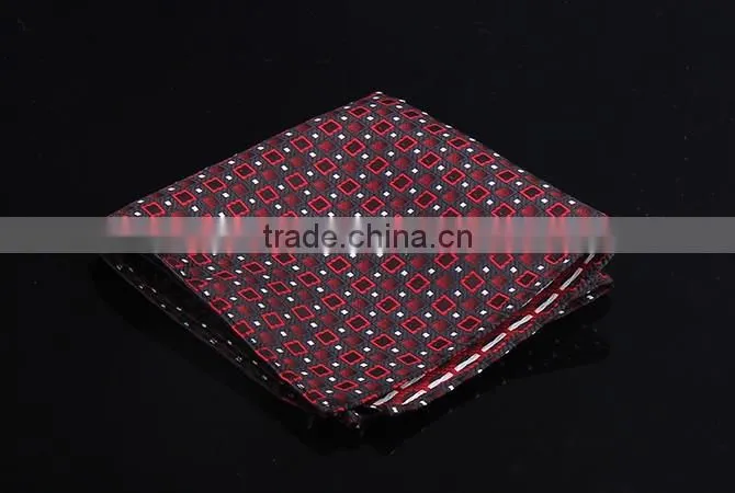 Charming Pocket Suqare,25*25cm Dots Polyester Pocket Square package