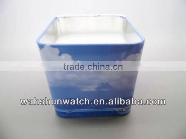 Square watch tin container/Square watch tin box/Square watch tin can