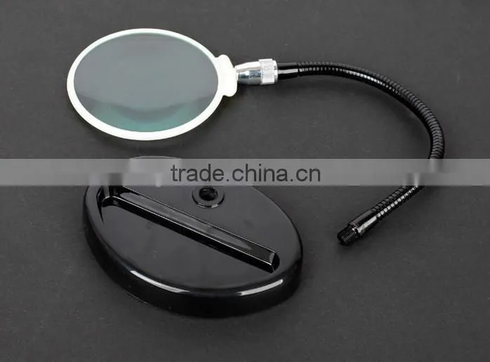 Spring Pipe Magnifier Table Reading Magnifiers for Elderly