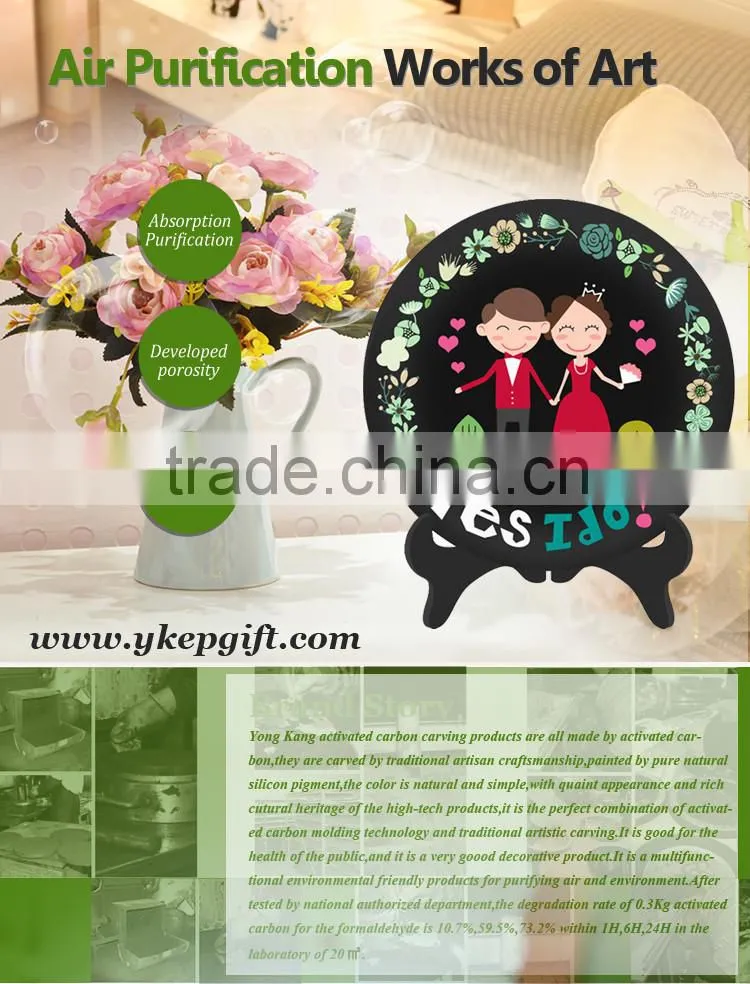 Yes I do personalized carved and painted plate shape customized wedding favours for guests