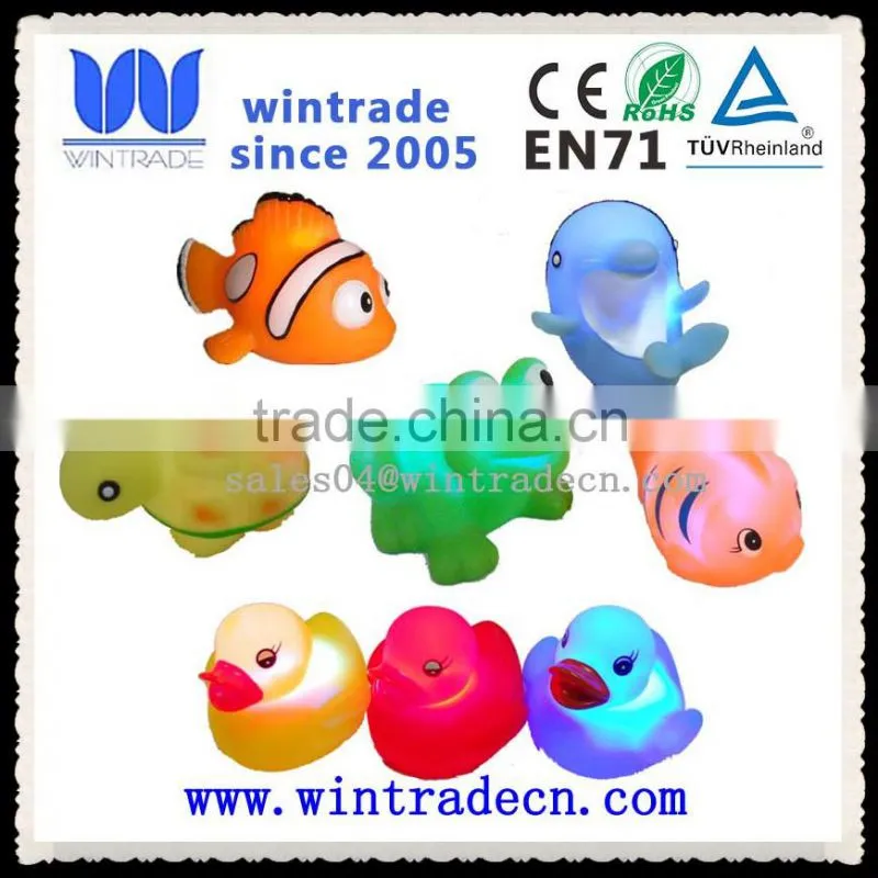 lovely whale rubber toy floating baby bath animal toy