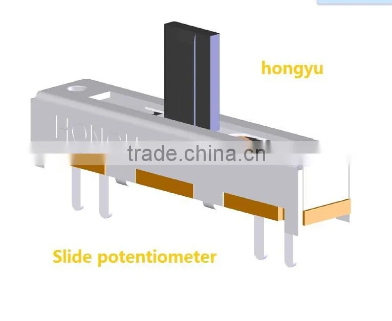 sound console slide potentiometer stereo volume control slide potentiometer
