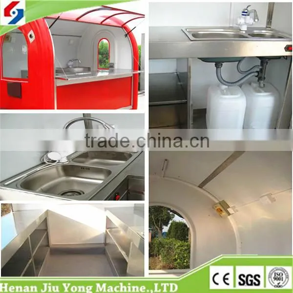 New CE approval JY mobile food cart