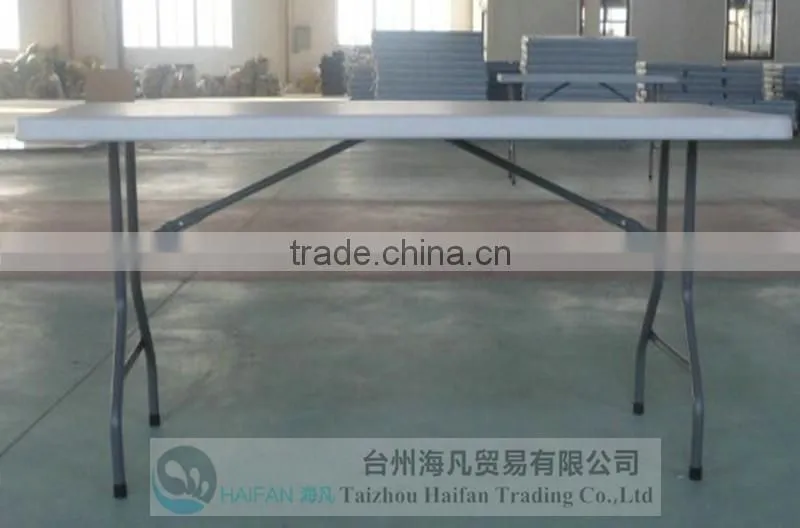 strong and durable 5FT plastic folding writing table/hot sell adjustable drafting table for party