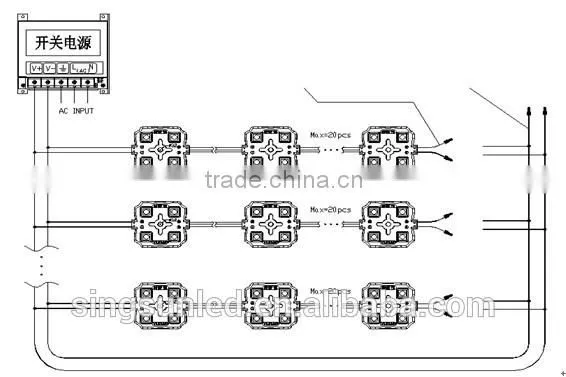 led module 12v 1watt 5050 injection led module 3 years warranty 5050 led module