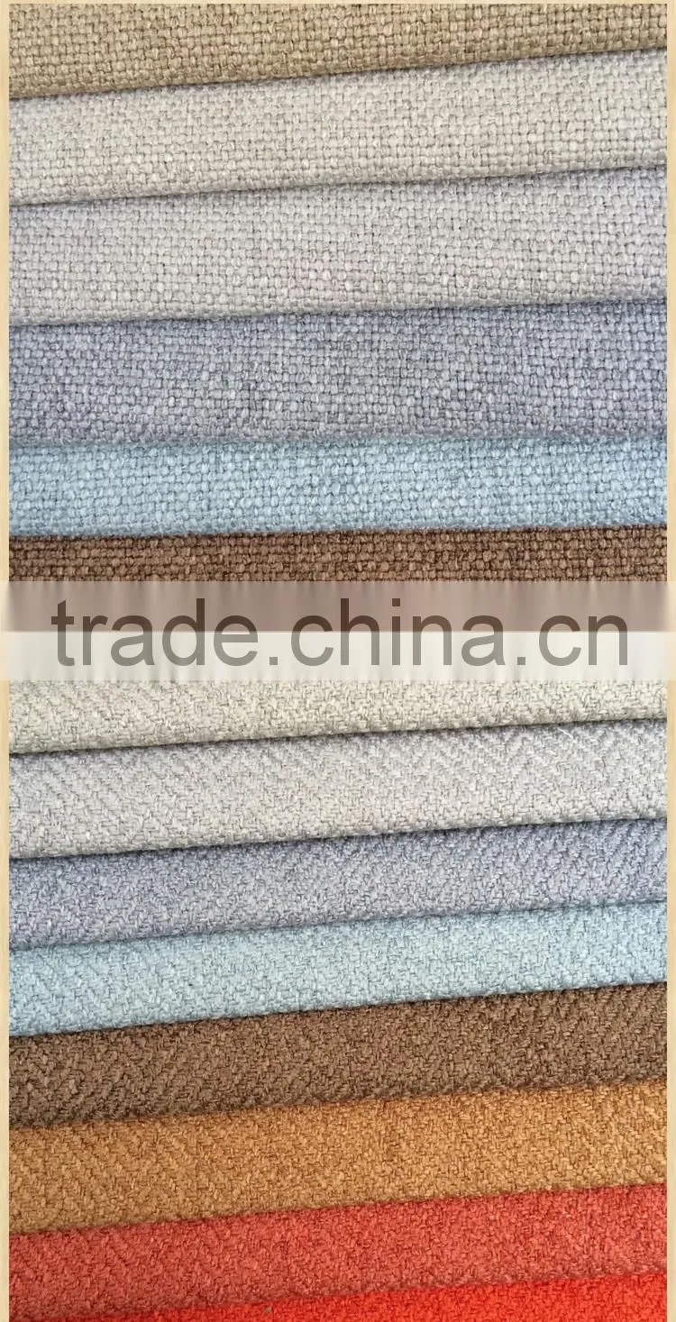 100% polyester sofa uni color fabric with layers or bonded back 57" width