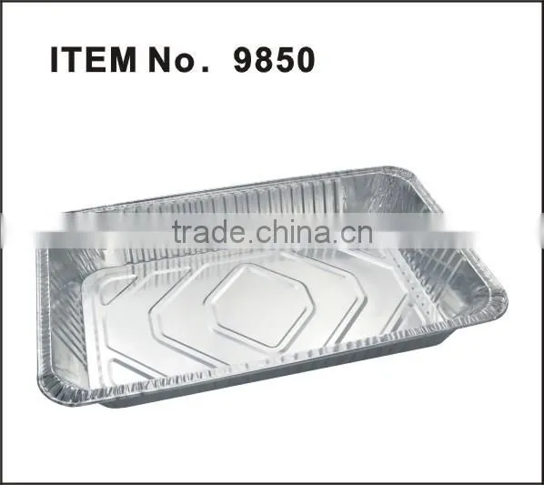 china manufacturer full size aluminium foil steam table pan cookie sheet pan with lid