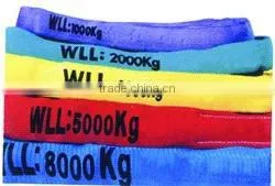 1-10T various color polyester lifting/sling belt