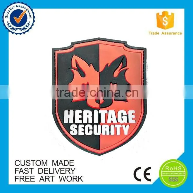 Cheap hot sale eco-friendly custom hats pvc patch