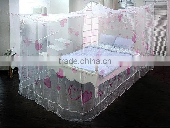 Square insecticide treated beautiful mosquito net