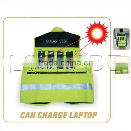 Solar Charger vest / rescue vest / reflective vest / Solar Charger