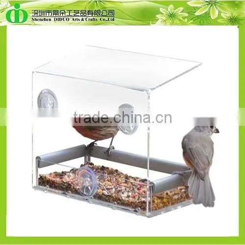 DDT-R032 Trade Assurance Cheap Bird Feeder Clear