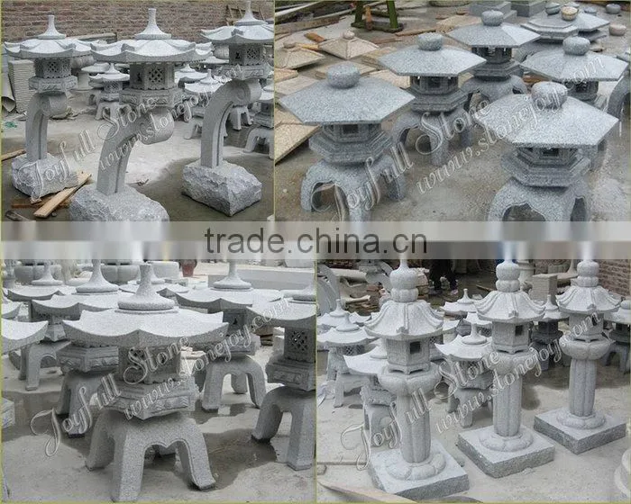 Oriental Natural Stone Patio Lanterns