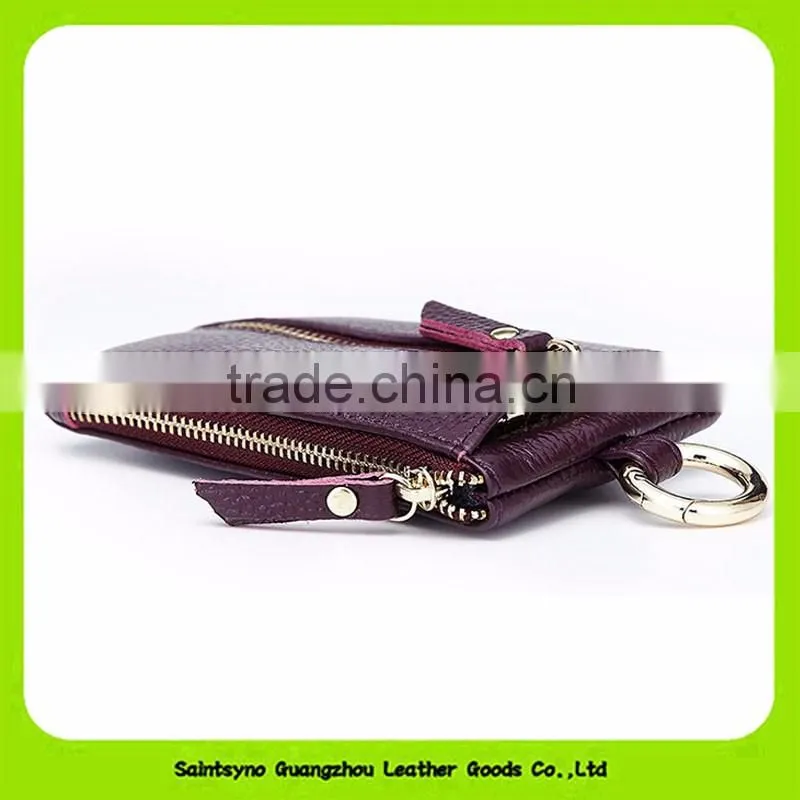 16666 Eco-friendly Cute key holder leather key ring holder for lady