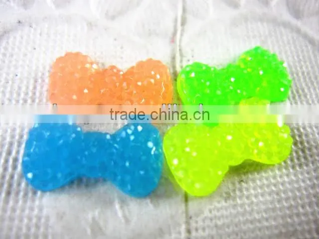 Shining Resin mini bow-Flat back resin craft(Cabochon)