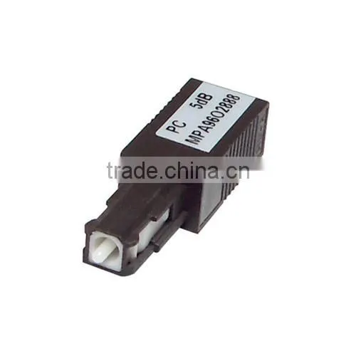 1-30dB plug-in fiber optic mu attenuator, optical fibre attenuator mu