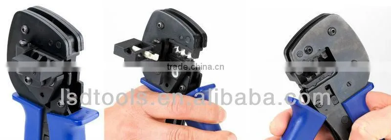 2.5-6mm2 non-insulated connectors crimping plier(A-2546B) MC4 solar crimping tool