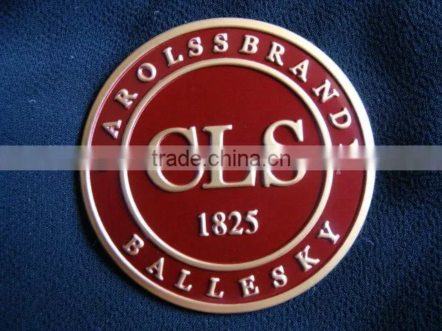 High quality custom metal embossed logo