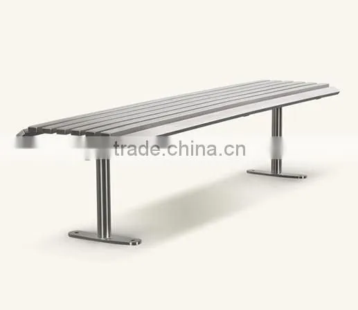 Outdoor Stainless Steel Solid Gowning Bench
