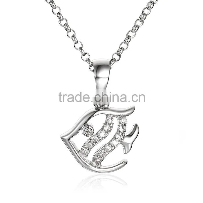 Lovans Jewelry S925 Silver Lovely Fish Design Pendant