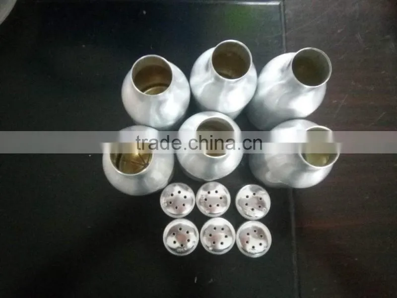 Aluminum Bottle for Talcum Powder aluminum bottle with a metal sifter talcum powder