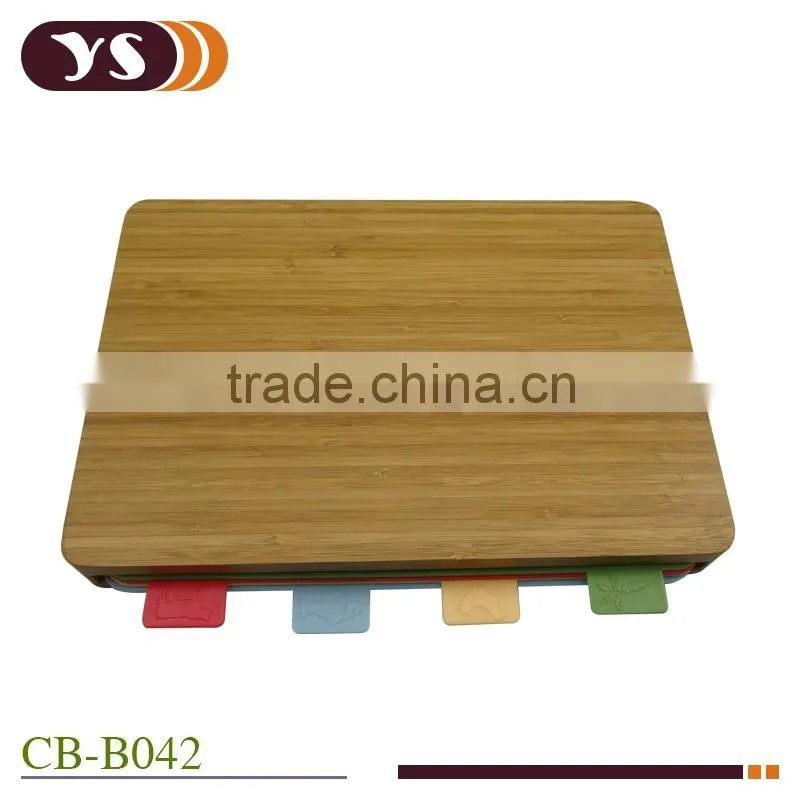 bamboo bread box and pp cutting board set